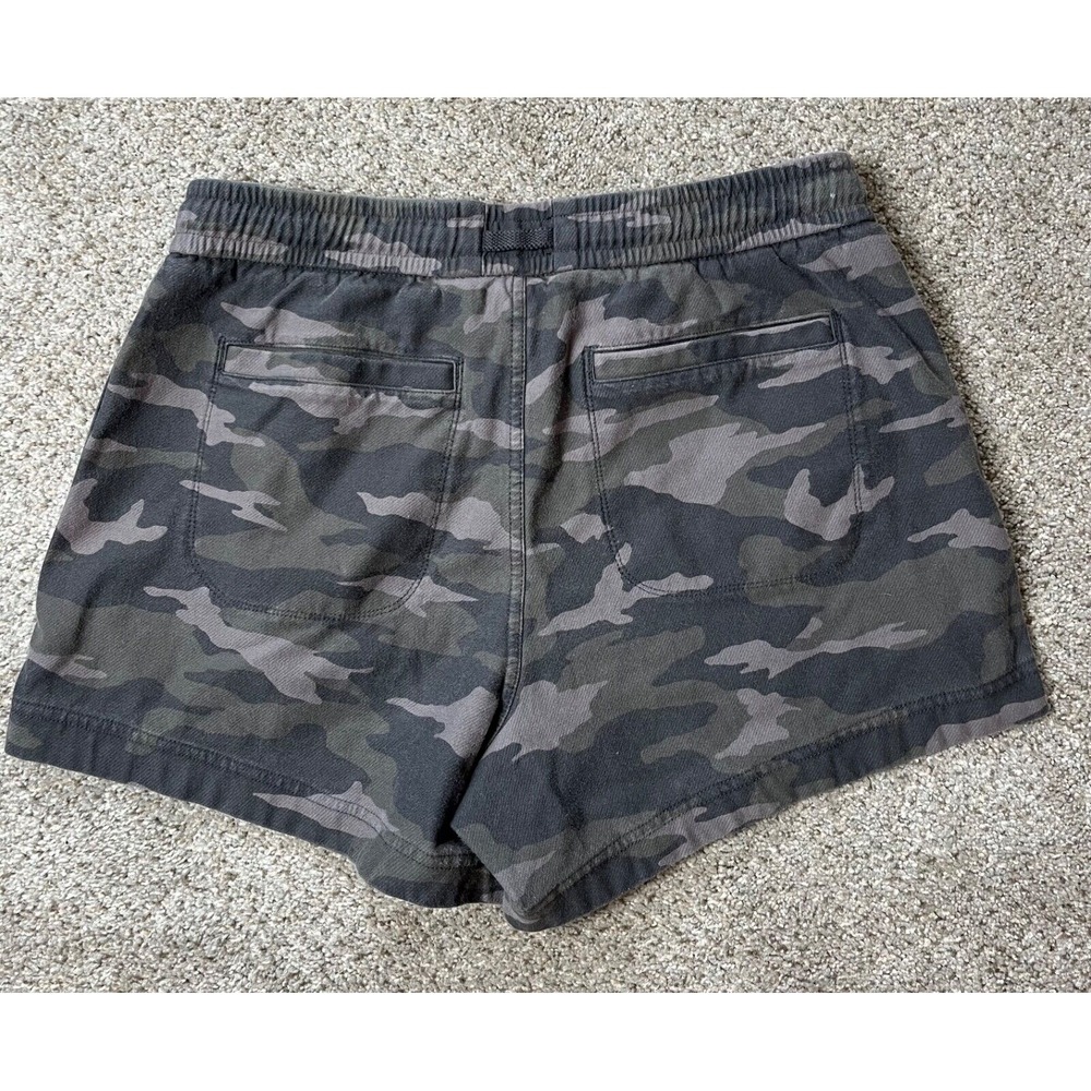 Athleta Women's Camo Farallon Shorts Size 4 Elastic‎ Waist With Pockets - Picture 4 of 5
